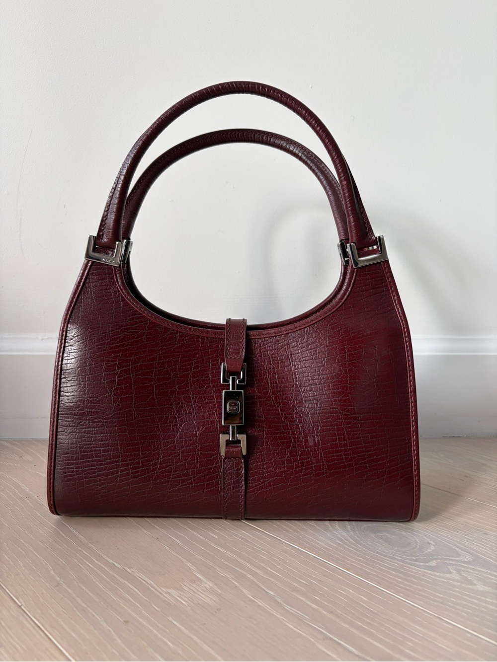 Gucci Jackie Bardot Mini Bag - excellent condition. Burgundy/Bordeaux/Brown - Picture 1 of 16